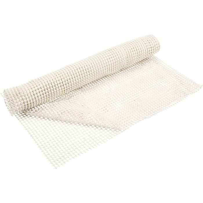 Alfombra antideslizante, A: 100 cm, blanco, 150 cm/ 1 rollo