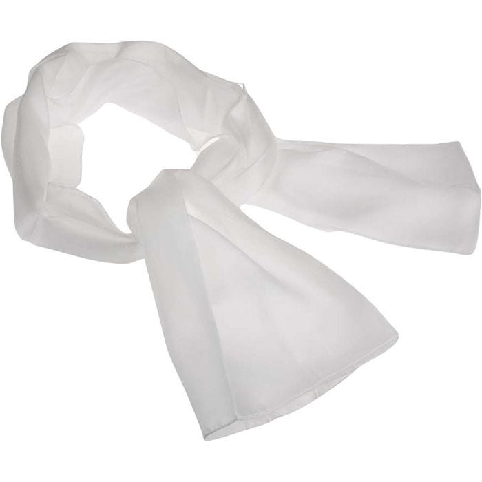 Pañuelo de seda, medidas 40x150 cm, Pongé 5, 22 gr, 1 ud