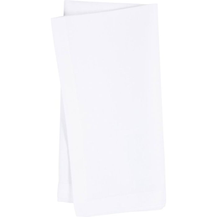 Servilletas de tela, medidas 42x42 cm, 145 gr, blanco, 12 ud/ 1 paquete