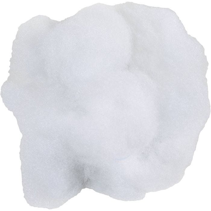 Relleno de muñecas, blanco, 50 gr/ 1 paquete