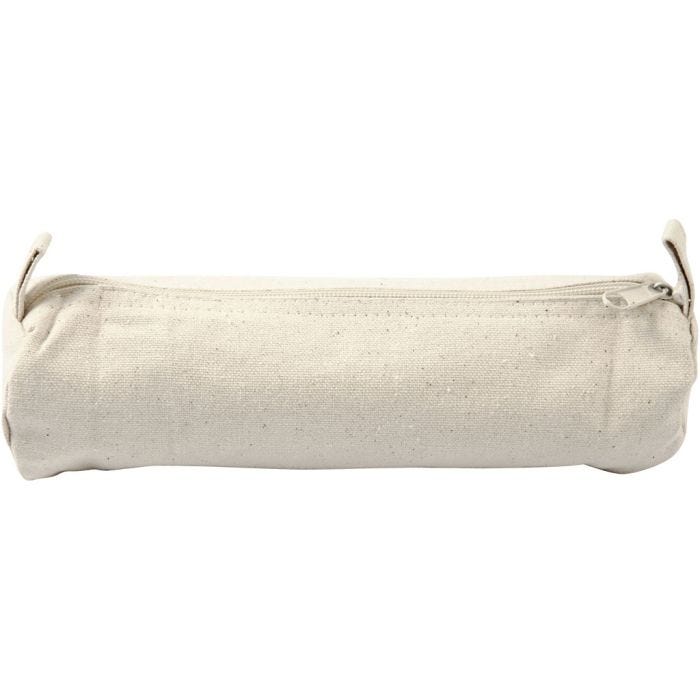 Estuche, L. 20 cm, dia 6 cm, 300 gr, color natural claro, 1 ud