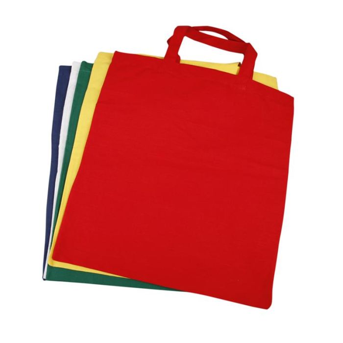 Bolsa de Tela, medidas 38x42 cm, 135 gr, surtido de colores, 20 ud/ 1 paquete