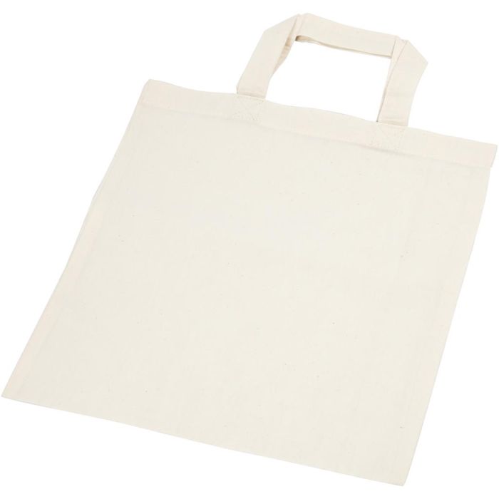 Bolsa de Tela, medidas 30x33 cm, 135 gr, color natural claro, 1 ud