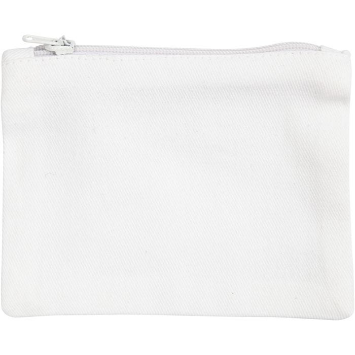 Bolso, medidas 9x12 cm, 210 gr, blanco, 1 ud