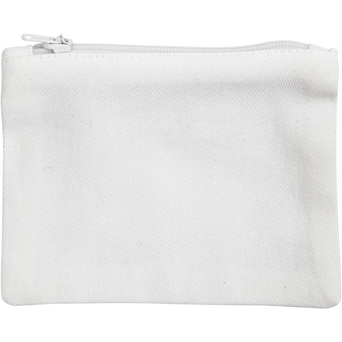 Bolso, medidas 9x12 cm, 210 gr, blanco, 1 ud