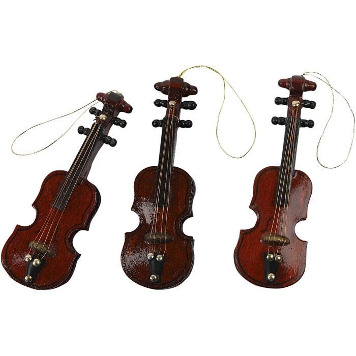 Violines, L. 8 cm, 12 ud/ 1 paquete