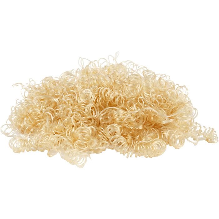 Pelo rizado, marrón claro, 15 gr/ 1 paquete