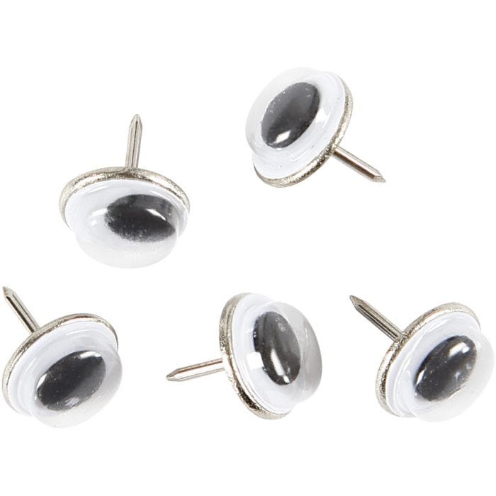 Ojos Móviles, dia 10 mm, 25 ud/ 1 paquete