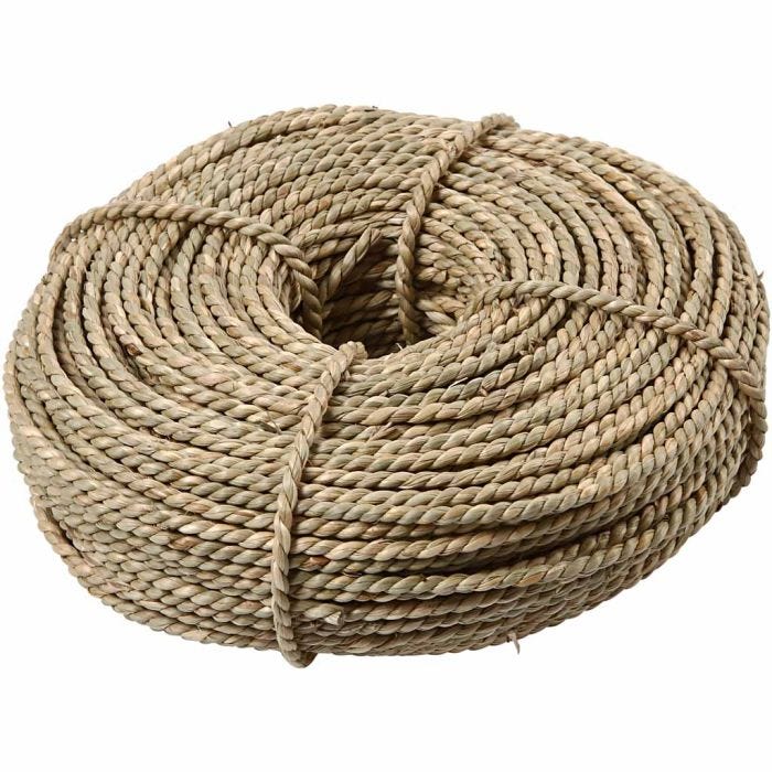 Cuerda marinera, grosor 2,8-3 mm, beige, 500 gr/ 1 fajo