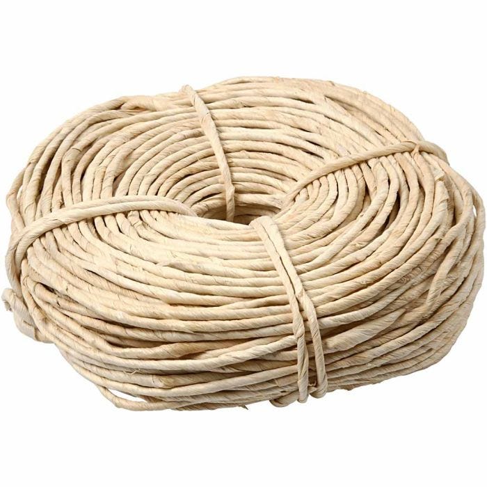 Cuerda de maíz, A: 3,5-4 mm, natural, 500 gr/ 1 fajo