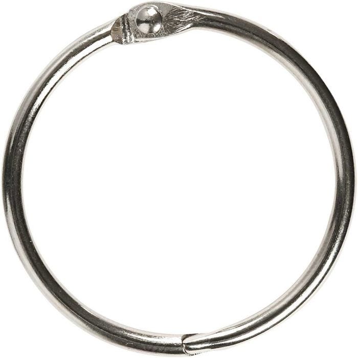 Anillas, dia 38 mm, grosor 3 mm, 8 ud/ 1 paquete