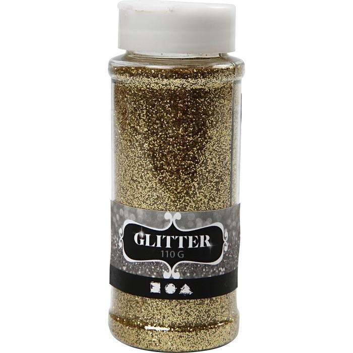 Purpurina, dorado, 110 gr/ 1 bote