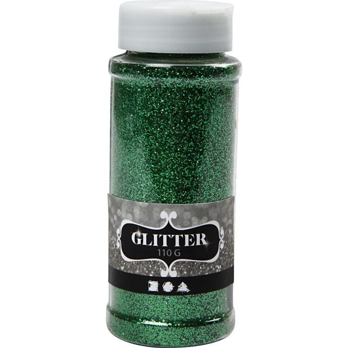 Purpurina, verde, 110 gr/ 1 bote