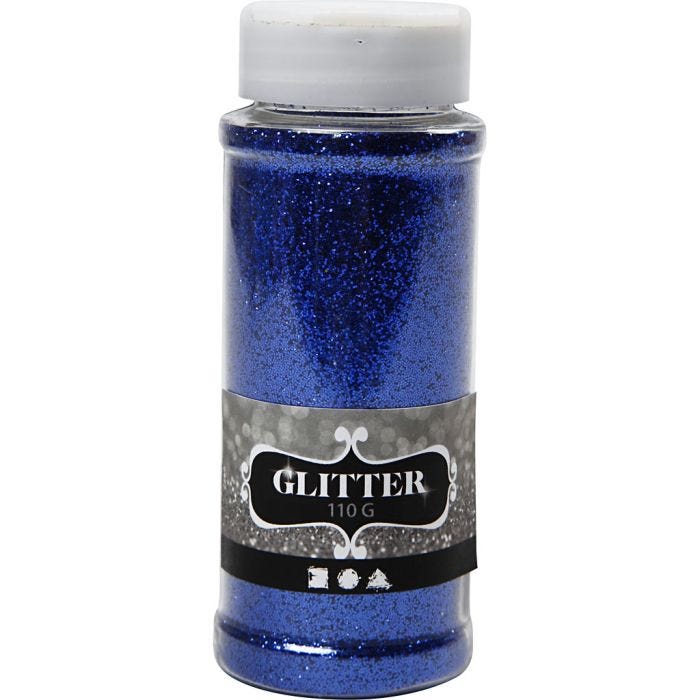 Purpurina, azul, 110 gr/ 1 bote