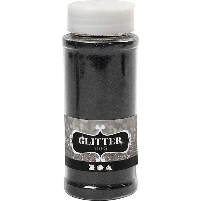 Purpurina, negro, 110 gr/ 1 bote