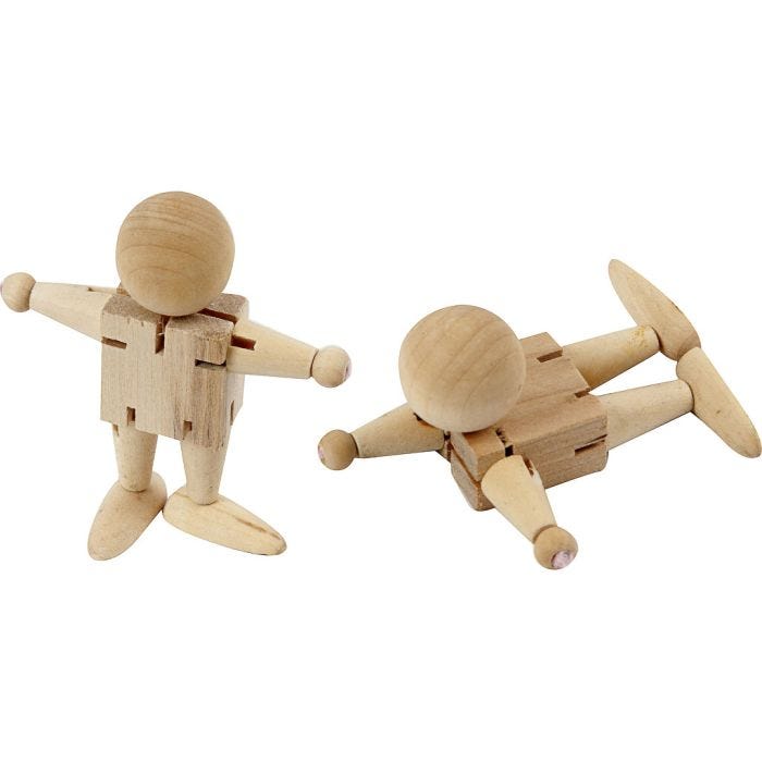 Figura elástica, A: 8 cm, 5 ud/ 1 paquete