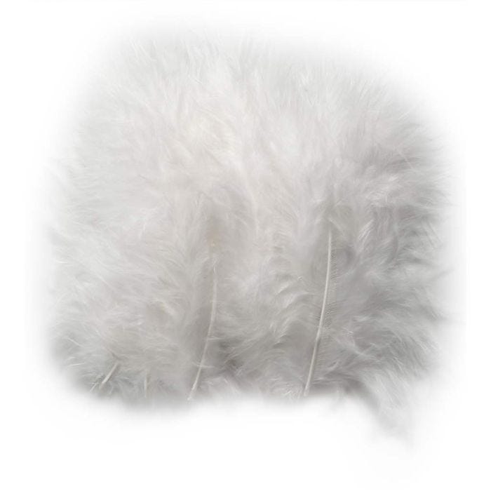Plumón, medidas 5-12 cm, blanco, 15 ud/ 1 paquete