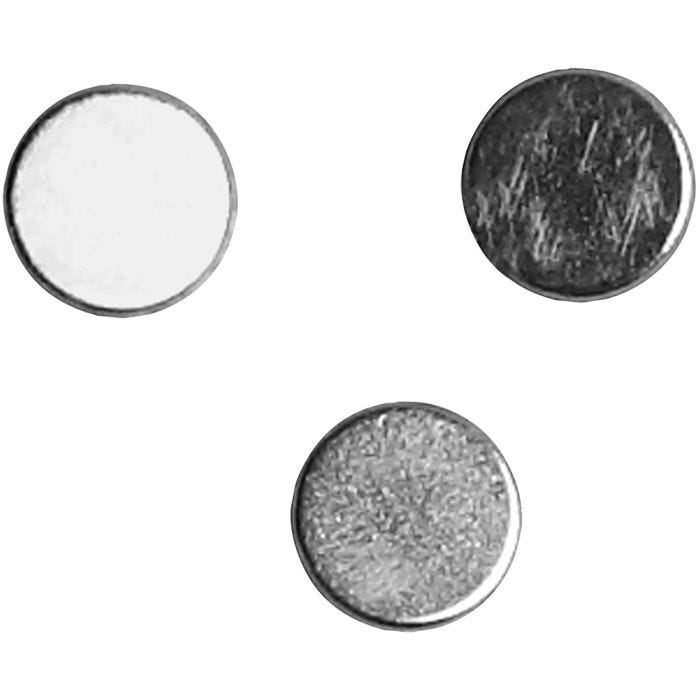 Imán potente ”NdFeB” , dia 5 mm, grosor 2 mm, 10 ud/ 1 paquete