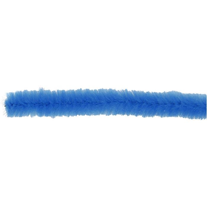 Chenilla, L. 30 cm, grosor 15 mm, azul oscuro, 15 ud/ 1 paquete