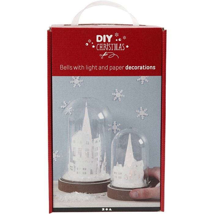 Kits para campanas con decoración interior, A: 12,5+18 cm, 2 ud/ 1 paquete