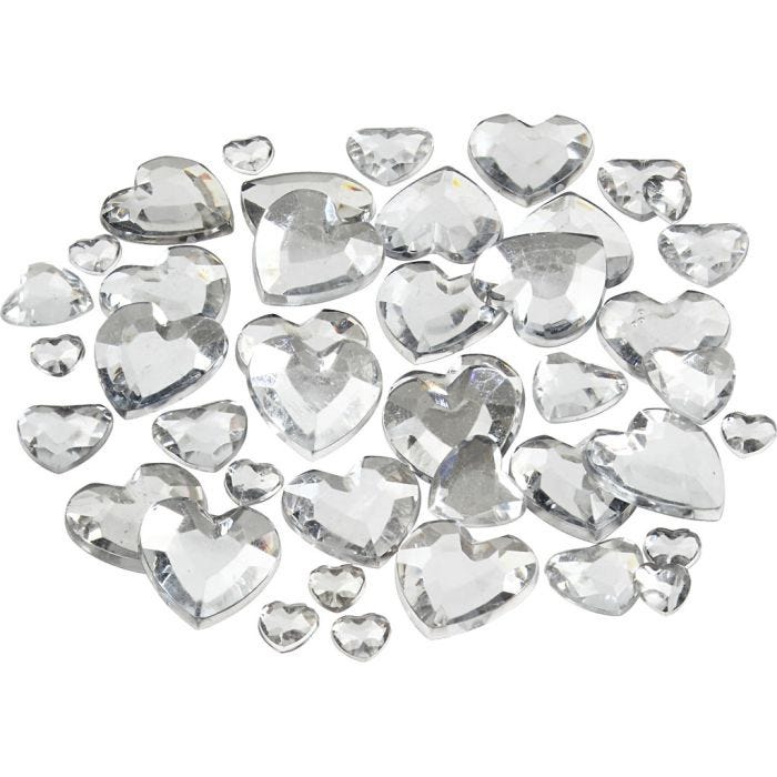 Joyas, medidas 6+10+14 mm, plata, 252 ud/ 1 paquete