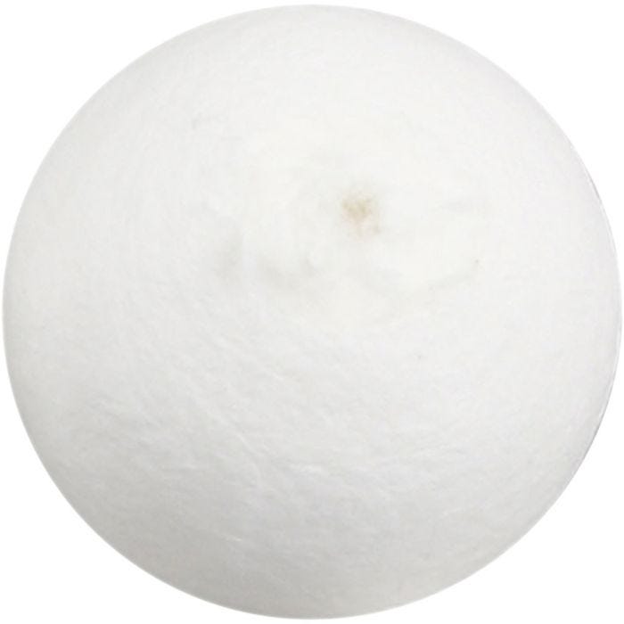 Bola, dia 40 mm, blanco, 100 ud/ 1 paquete