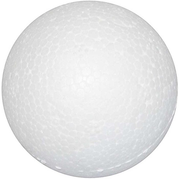 Bolas de poliestireno, dia 3 cm, blanco, 100 ud/ 1 paquete