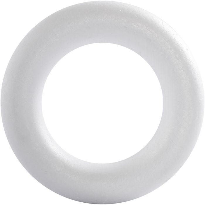 Aro, medidas 21,5 cm, grosor 45 mm, blanco, 1 ud