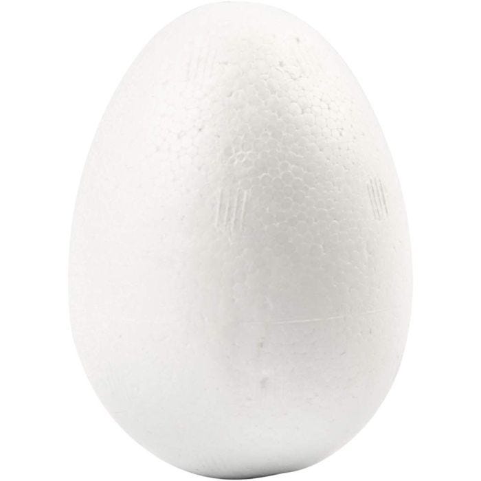 Huevos de poliestireno, A: 6 cm, blanco, 50 ud/ 1 paquete