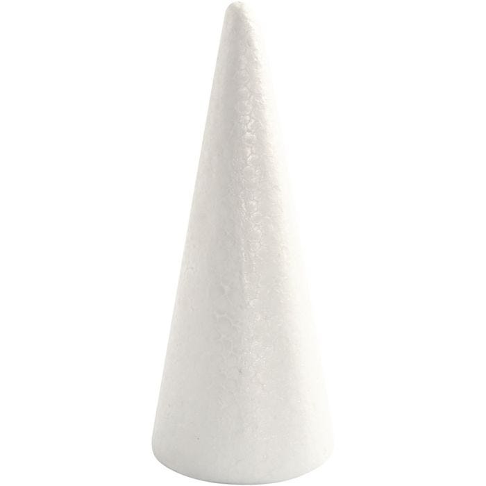 Cono , 19,5 cm, 7 cm, blanco, 1 ud