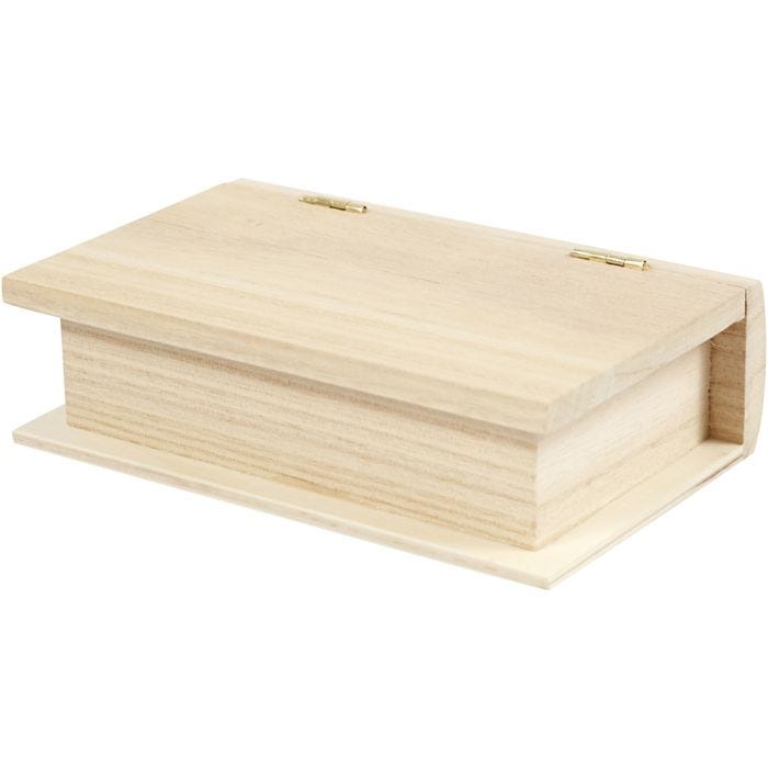 Caja libro, 14x9x4 cm, 1 ud