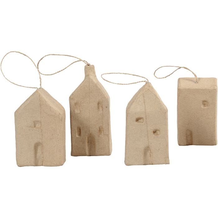 Casa, A: 9,5-12 cm, L. 5,5-6,5 cm, A: 3 cm, 4 ud/ 1 paquete