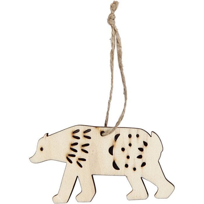 Oso polar, A: 4,5 cm, P: 0,5 cm, A: 7,5 cm, 4 ud/ 1 paquete