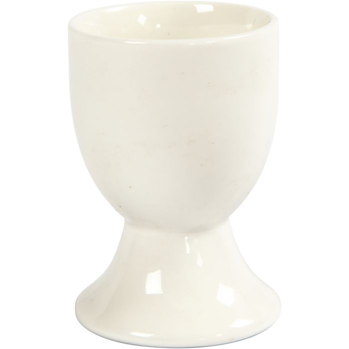 Taza para huevo, A: 6,5 cm, blanquecino, 12 ud/ 1 paquete