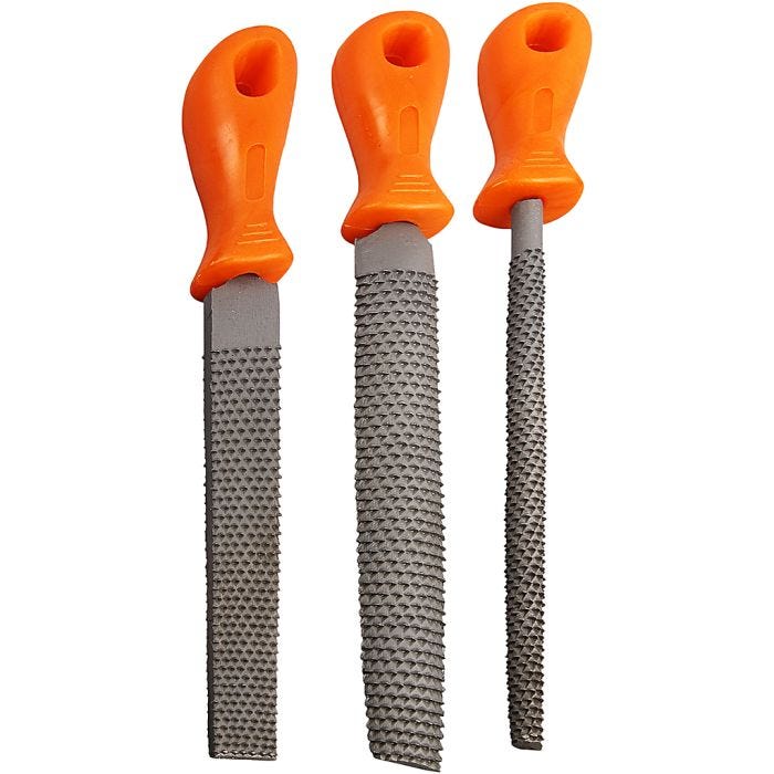Set de lijas, 3 ud/ 1 paquete