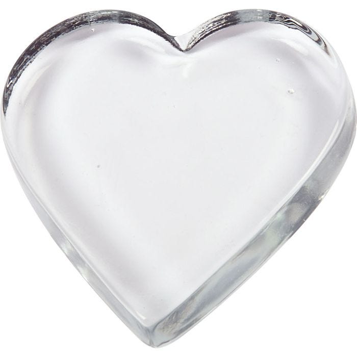 Corazón , medidas 9x9 cm, grosor 15 mm, 10 ud/ 1 paquete