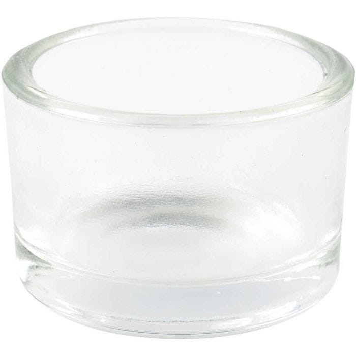 Porta velas, A: 3,2 cm, dia 5 cm, 48 ud/ 1 paquete