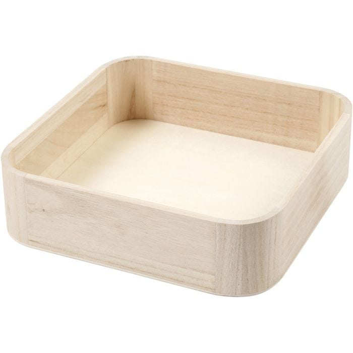Bandeja, 7 cm, 25x25 cm, 1 ud