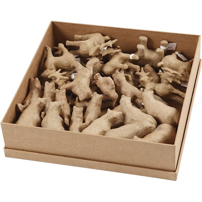 Animal polar, A: 8-12,8 cm, L. 5,6-11,8 cm, 32 ud/ 1 paquete