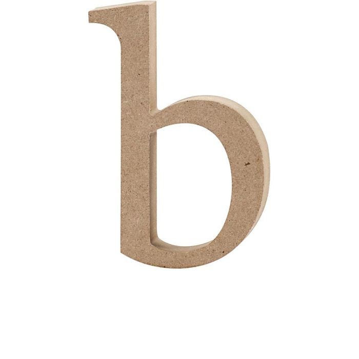 Letra, b, 13 cm, 2 cm, 1 ud