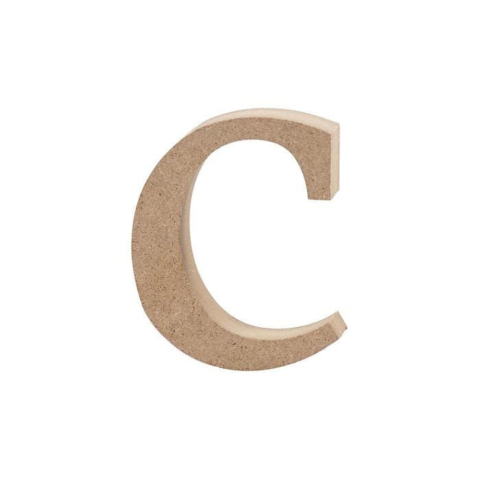 Letra, c, A: 8,4 cm, grosor 2 cm, 1 ud