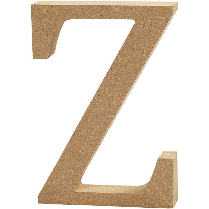 Letra, Z, 8 cm, 1,5 cm, 1 ud