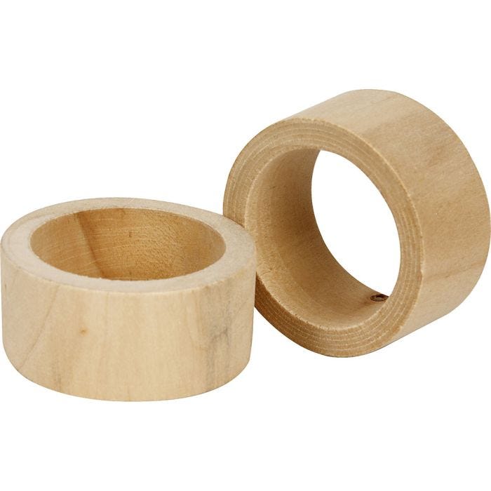 Anillos servilleteros, A: 20 mm, dia 35 mm, 6 ud/ 1 paquete