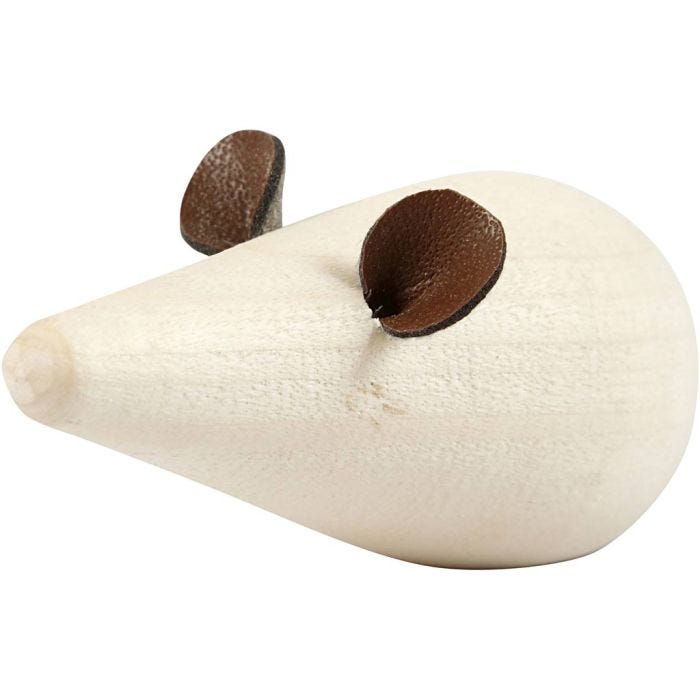 Ratón, L. 6,5 cm, dia 3,5 cm, 2 ud/ 1 paquete