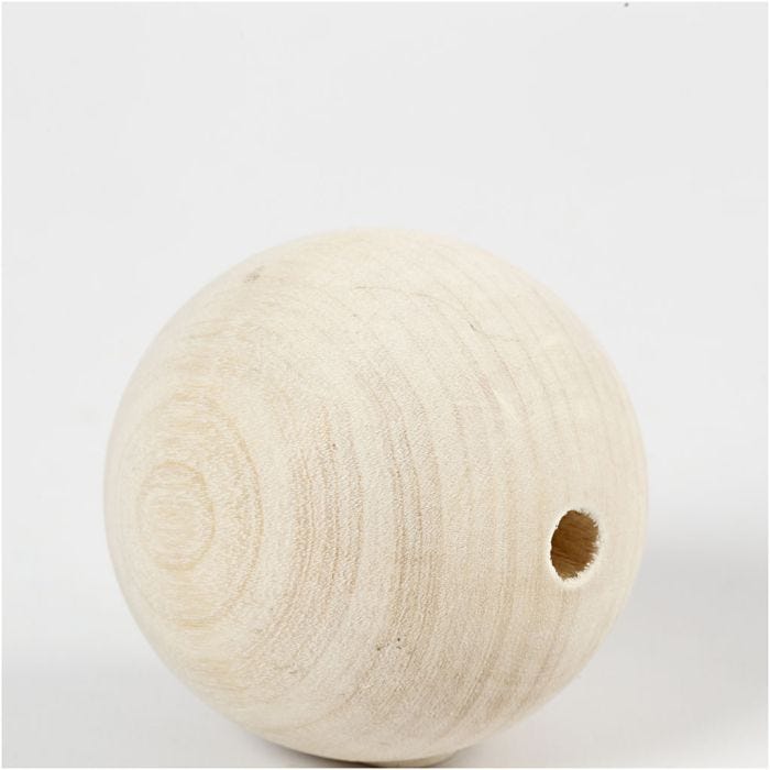 cuentas de madera, dia 60 mm, medida agujero 9 mm, 3 ud/ 1 paquete