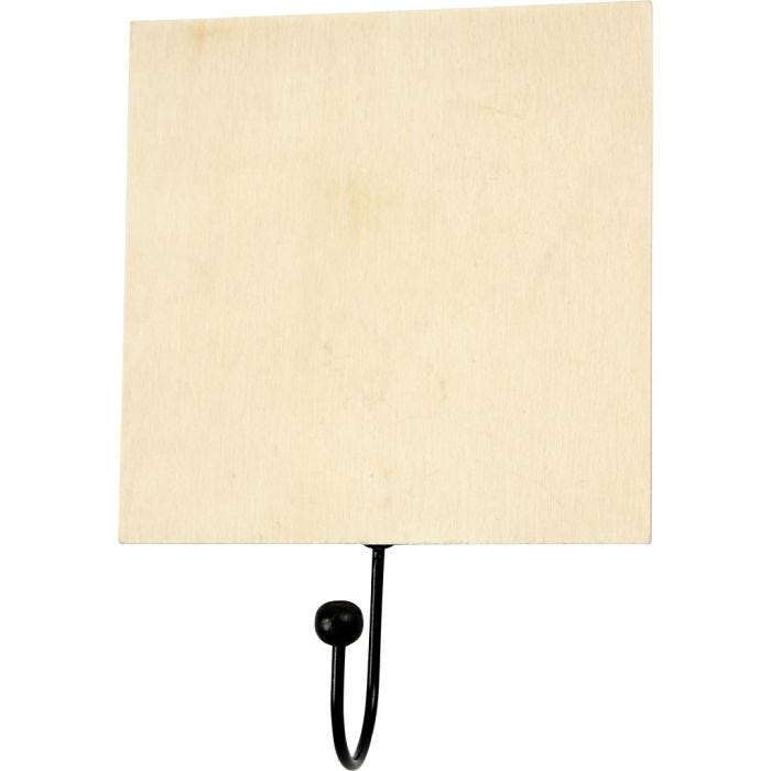 Colgador , medidas 12x12 cm, grosor 5 mm, 10 ud/ 1 paquete