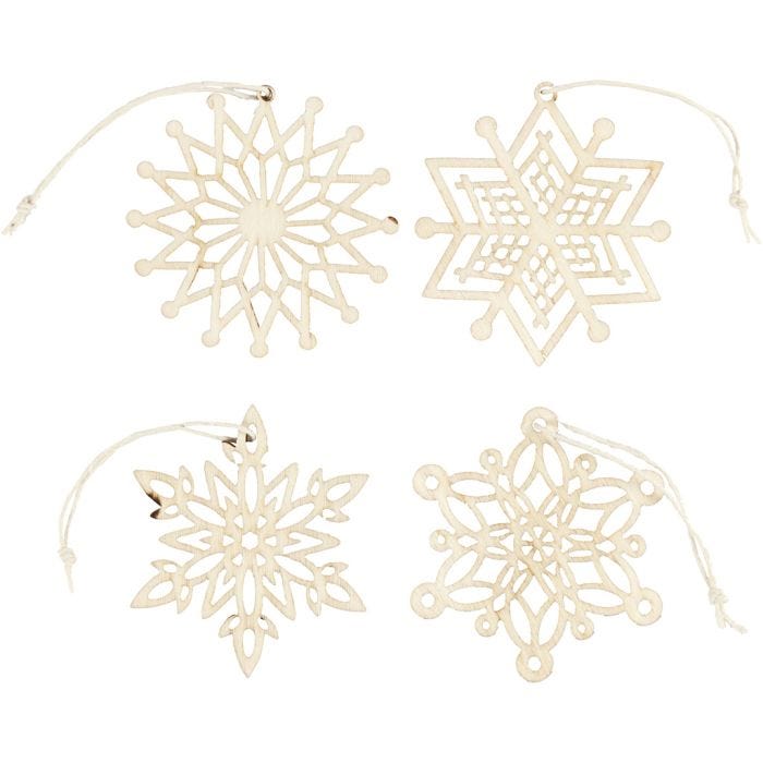 Ornamento , dia 7 cm, grosor 0,3 cm, 8 ud/ 1 paquete