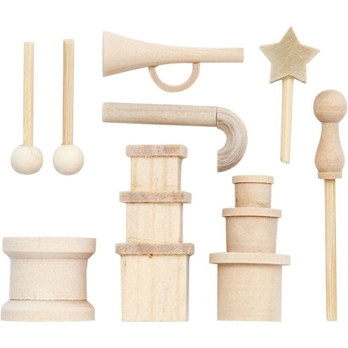 Accesorios pequeños, 2-5,5 cm, 1 paquete