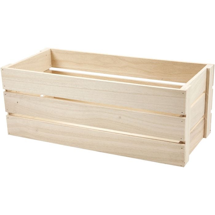 Caja de manzanas, A: 17 cm, medidas 45x20 cm, max. 8 kg, 1 ud