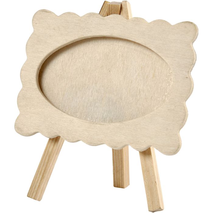 Marco con caballete, medidas 13,2x11,5 cm, grosor 18 mm, 1 ud